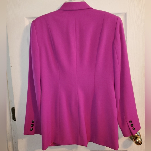 5 for $25 | Dana Buchman Classic Double Breasted Blazer Suit Jacket - Picture 7 of 16